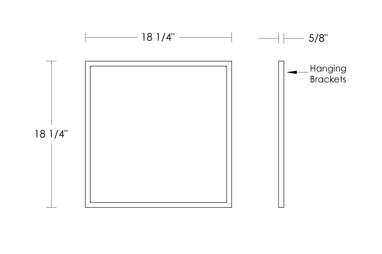 Urban Archaeology | Powder Room Mirror UA2566 BA