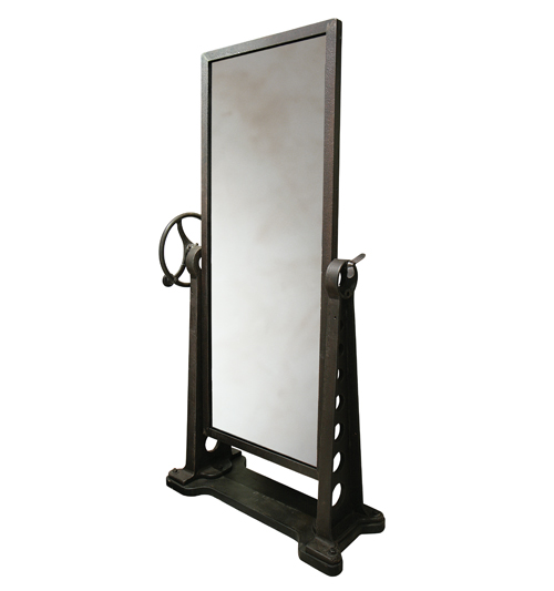 Standing Industrial Mirror